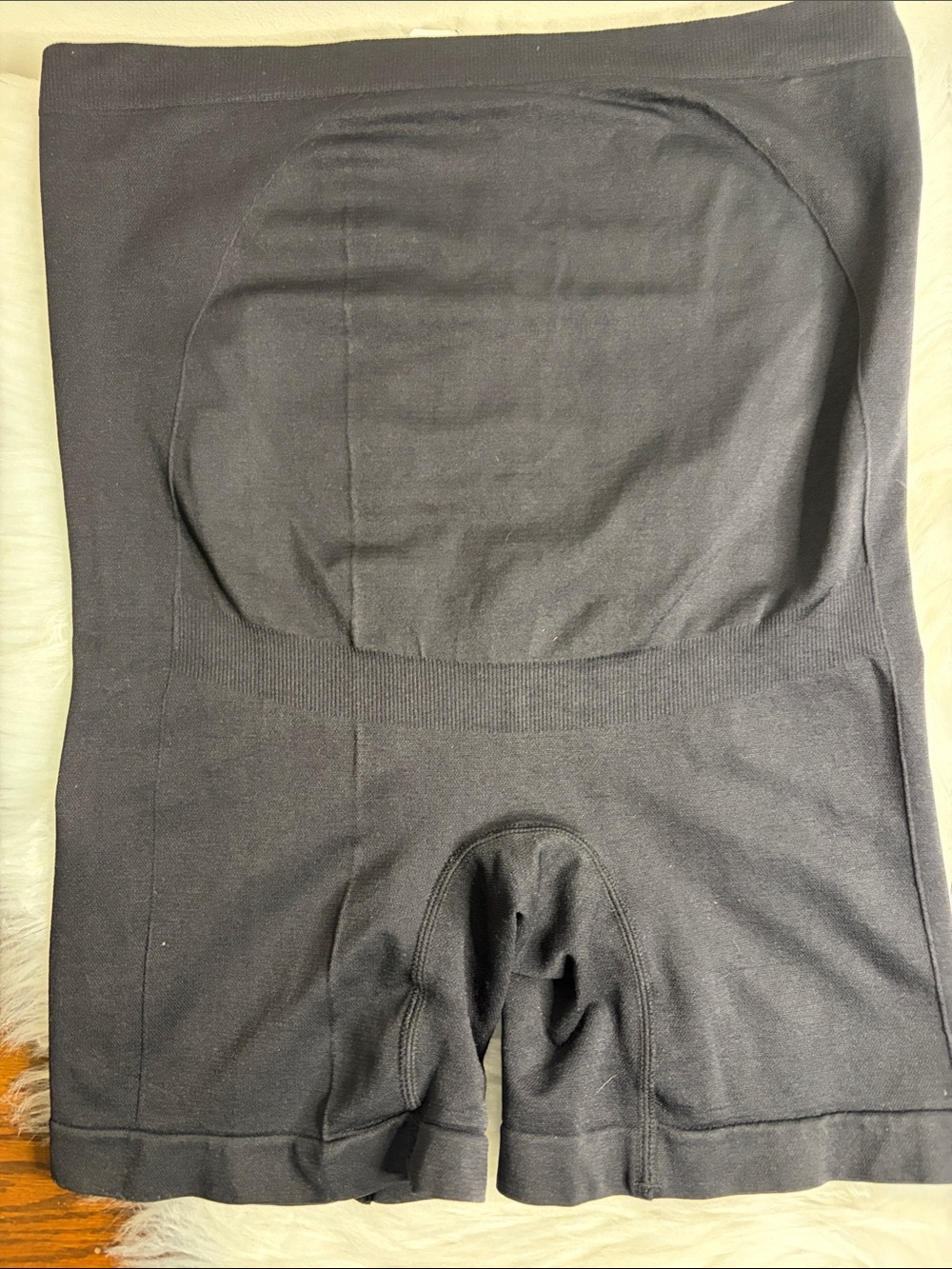 Black High-Waist Shaping Shorts SIZE MEDIUM